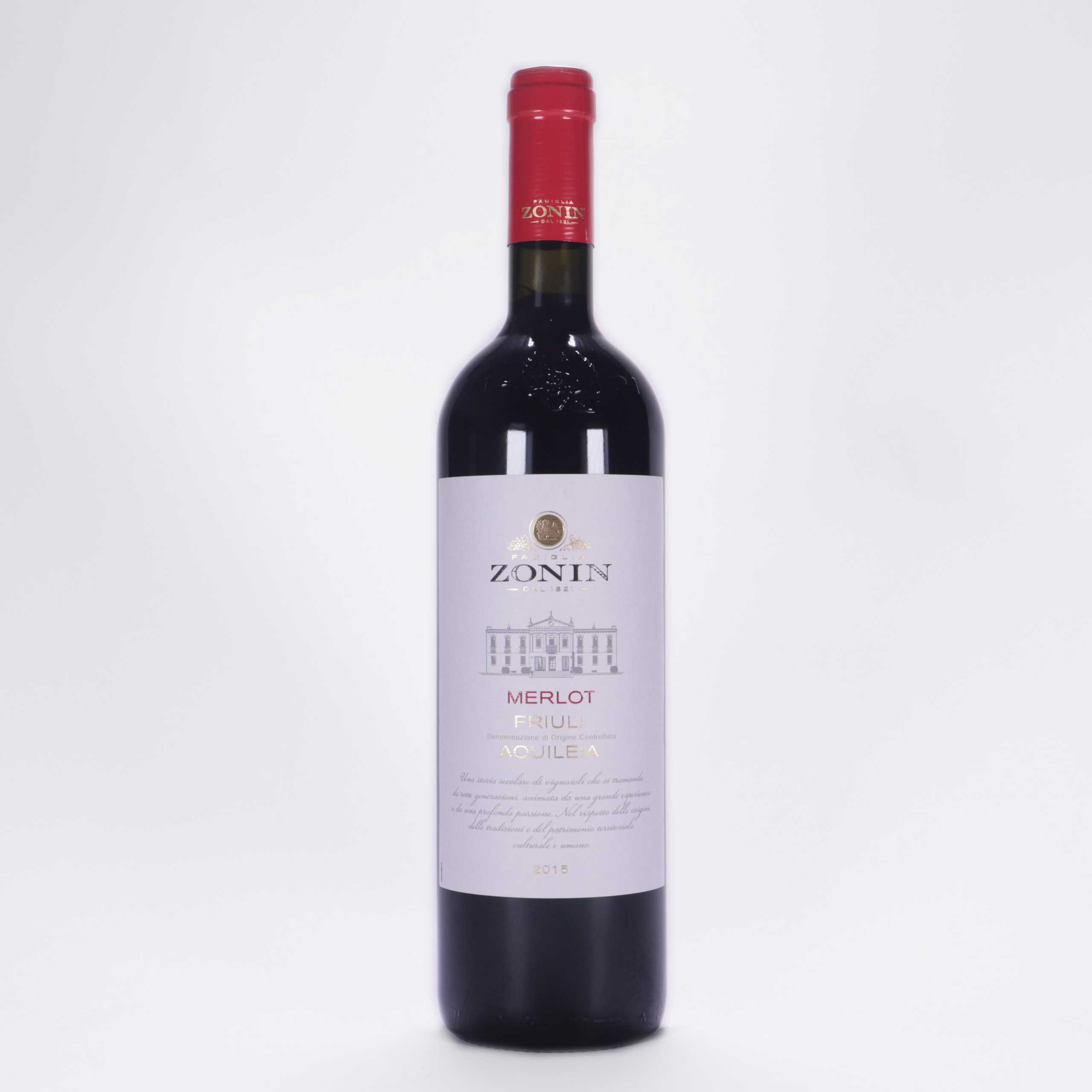 ZONIN MERLOT FRIULI DOC AQUIEIA 750ML